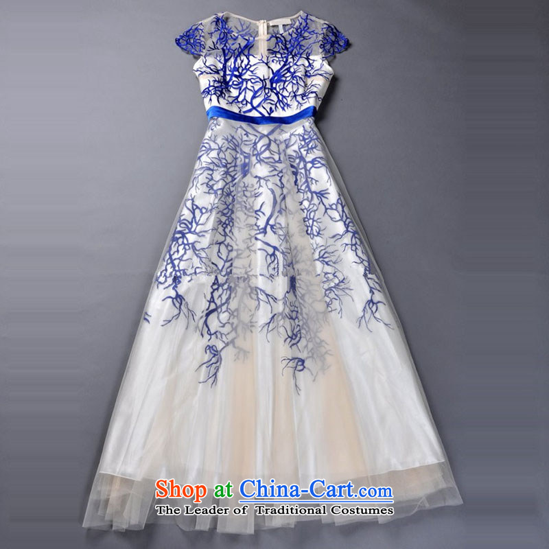 Monari's 2014 stars show, embroidery large web dress dresses dress bridesmaid skirt 6005 Red XL, Mona (monalier) , , , shopping on the Internet