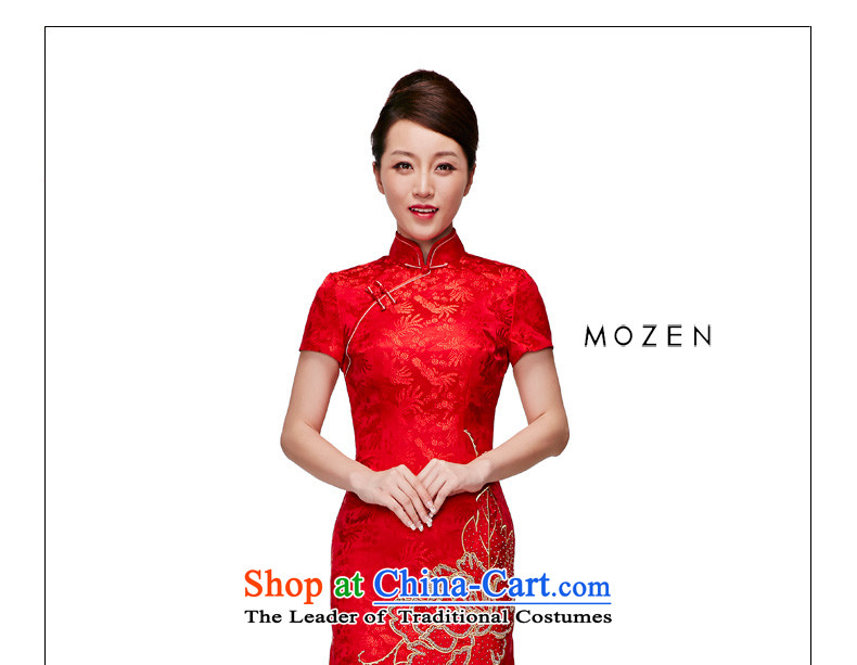 Wooden spring and summer of 2015 is really the new bride embroidered red short of Qipao wedding dress female package mail 01238 05 red XL Photo, prices, brand platters! The elections are supplied in the national character of distribution, so action, buy now enjoy more preferential! As soon as possible.