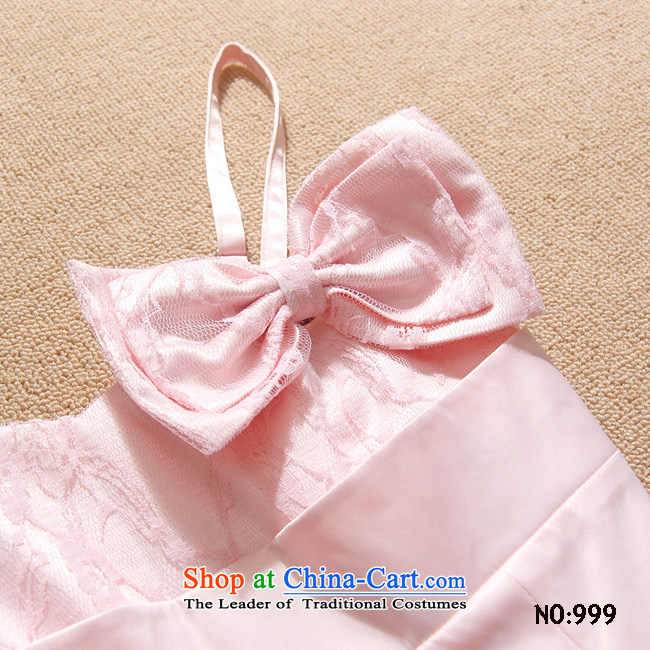 The end of the light (MO) QIAN lace bow ties small dress suit sister skirt bridesmaid wedding 999 pictures, price pink XL, brand platters! The elections are supplied in the national character of distribution, so action, buy now enjoy more preferential! As soon as possible.