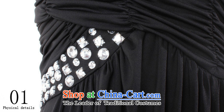 The end of the light (MO) QIAN goddesses shoulder drill length of water under the auspices of dress performances bridesmaid skirt XL 2811 Black XL Photo, prices, brand platters! The elections are supplied in the national character of distribution, so action, buy now enjoy more preferential! As soon as possible.