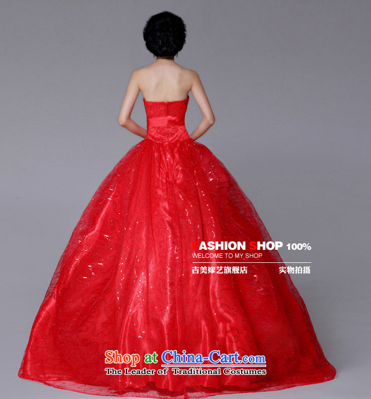 Wedding dress Kyrgyz-american married Korean version of the new arts princess dress LS240 anointed chest to bride dress red XS picture, prices, brand platters! The elections are supplied in the national character of distribution, so action, buy now enjoy more preferential! As soon as possible.
