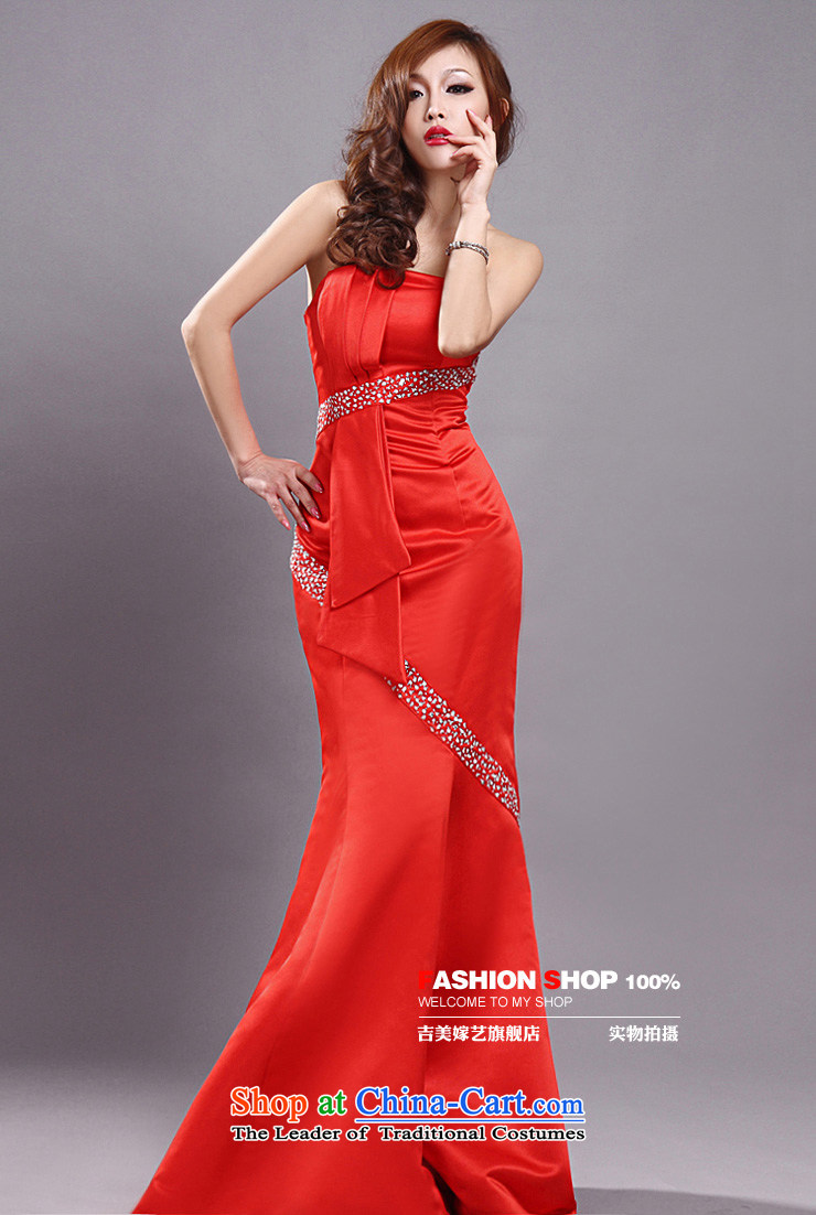 Wedding dress Kyrgyz-american married new anointed arts 2015 Chest Korean Red LS510 bridal dresses Sau San crowsfoot red XS picture, prices, brand platters! The elections are supplied in the national character of distribution, so action, buy now enjoy more preferential! As soon as possible.