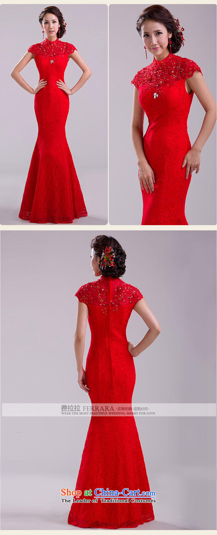Ferrara 2015 new large red retro lace bride bows services foutune crowsfoot long evening dress skirt M Suzhou shipment picture, prices, brand platters! The elections are supplied in the national character of distribution, so action, buy now enjoy more preferential! As soon as possible.