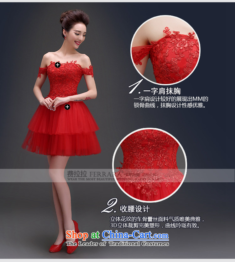 Ferrara Word 2015 evening dress shoulder and sexy skirt dress lace wiping the chest short of dress female bows service wedding dress M Suzhou shipment picture, prices, brand platters! The elections are supplied in the national character of distribution, so action, buy now enjoy more preferential! As soon as possible.