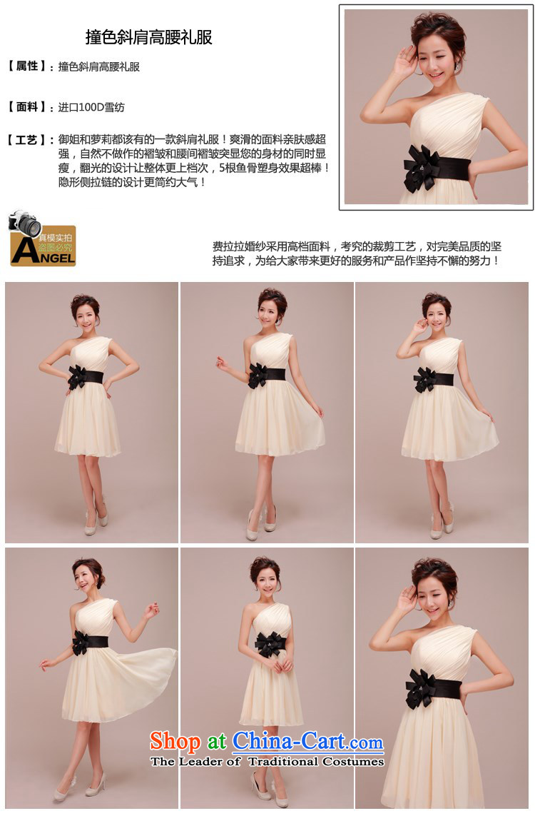 Ferrara upscale bridesmaid small dress Beveled Shoulder bridesmaid skirt shoulder short of the annual meeting of persons chairing evening dress Chun S Suzhou shipment picture, prices, brand platters! The elections are supplied in the national character of distribution, so action, buy now enjoy more preferential! As soon as possible.