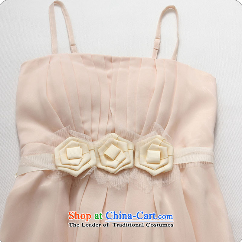 Jk2.yy style kidney strap chiffon dresses and sisters bridesmaid small dress skirt xl female champagne color XL recommendations about 125 ,JK2.YY,,, shopping on the Internet