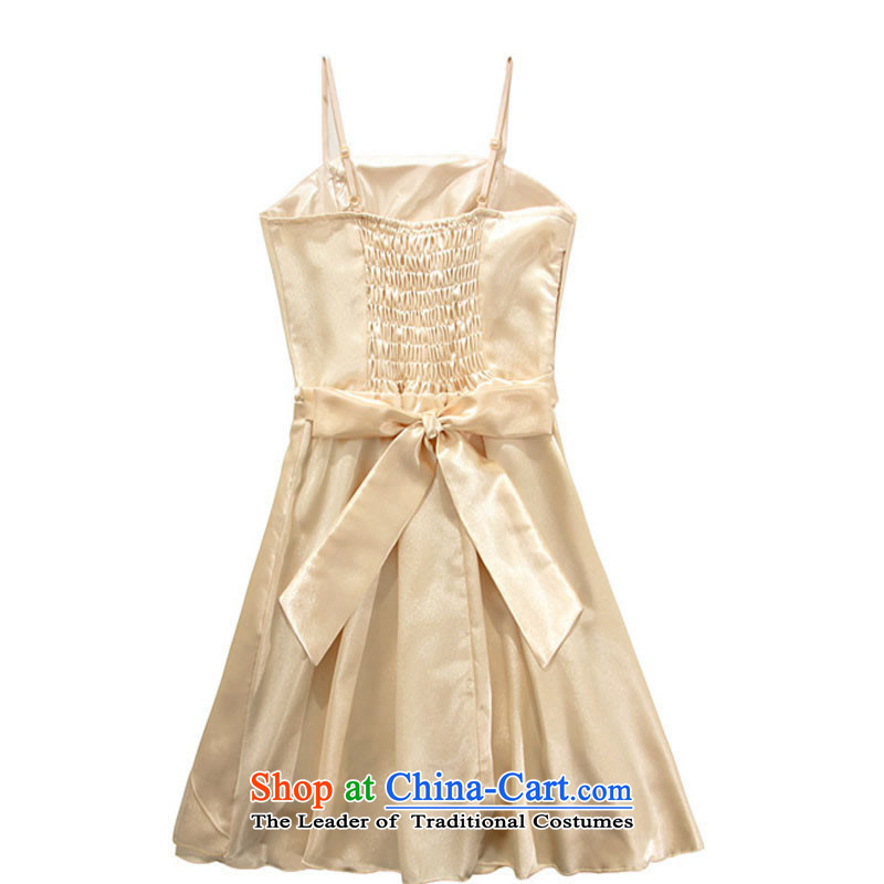 Jk2.yy summer evening dresses stylish and elegant dresses bows serving dinner show meeting under the auspices of XL slips champagne color codes are recommended 100 catties left ,JK2.YY,,, shopping on the Internet