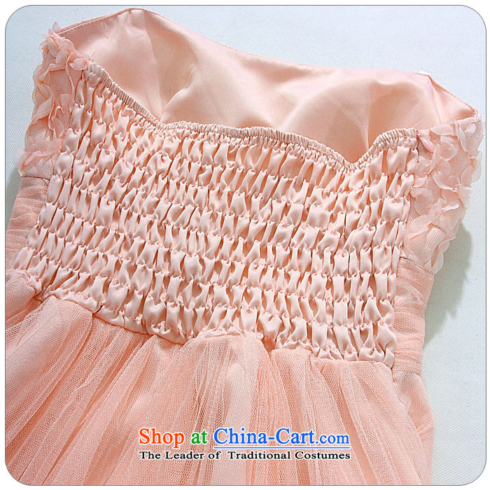 Jk2.yy bridesmaid wedding dresses skirt skirt small wiping the chest tightness back, chest wrapped suits skirts thick mm xl women's dresses female pink XL recommendations about 135 pictures, prices, brand platters! The elections are supplied in the national character of distribution, so action, buy now enjoy more preferential! As soon as possible.