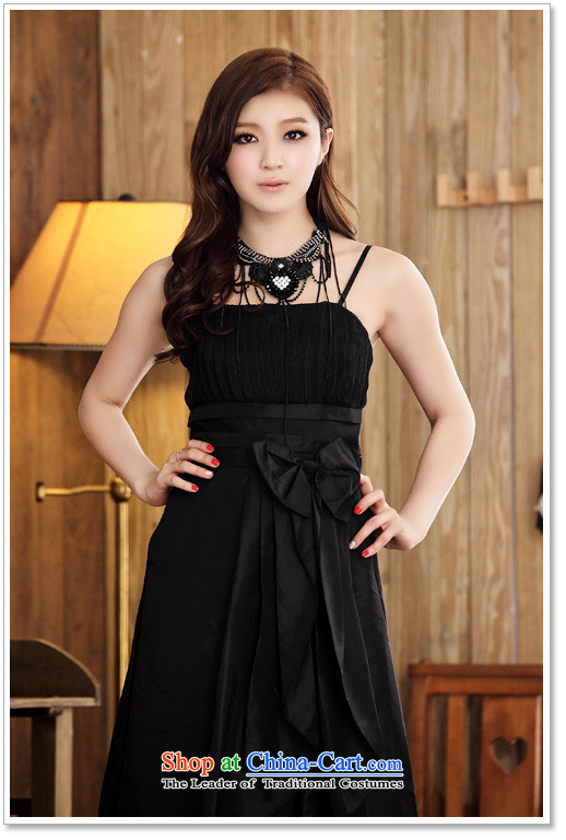  Elasticated waist Jk2.yy Bow Tie Straps Sau San dresses small dress uniform hotel bows evening gatherings long skirt elegant black dress long 2XL recommendations about 155 pictures, prices, brand platters! The elections are supplied in the national character of distribution, so action, buy now enjoy more preferential! As soon as possible.