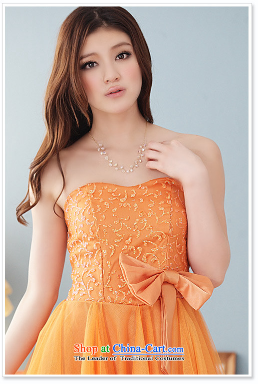  Load new women's Jk2.yy Korean Iron Bow Tie flowers without rules before wiping the chest dresses bridesmaid skirt small dress XL Female dress code a small orange are code recommendations about 95 pictures, prices, brand platters! The elections are supplied in the national character of distribution, so action, buy now enjoy more preferential! As soon as possible.