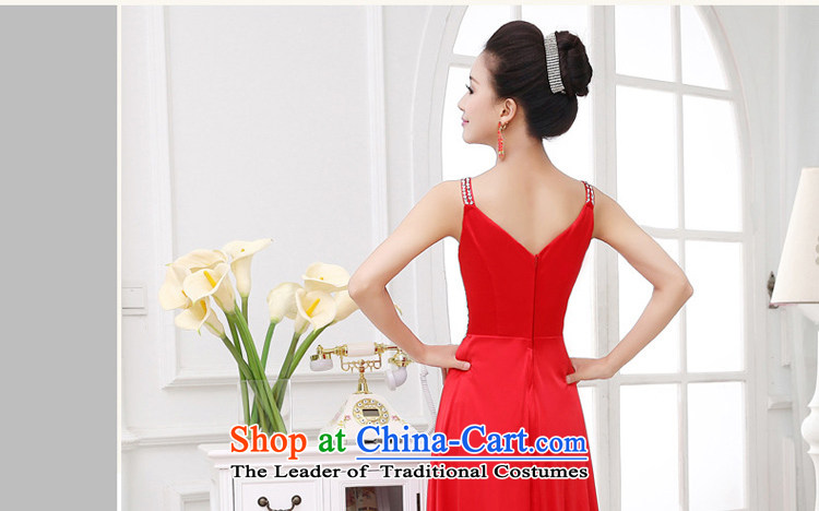In the early 2015 new man wedding dress elegance straps wedding services long one drink field shoulder evening dresses made red plus $20 does not support return pictures, prices, brand platters! The elections are supplied in the national character of distribution, so action, buy now enjoy more preferential! As soon as possible.