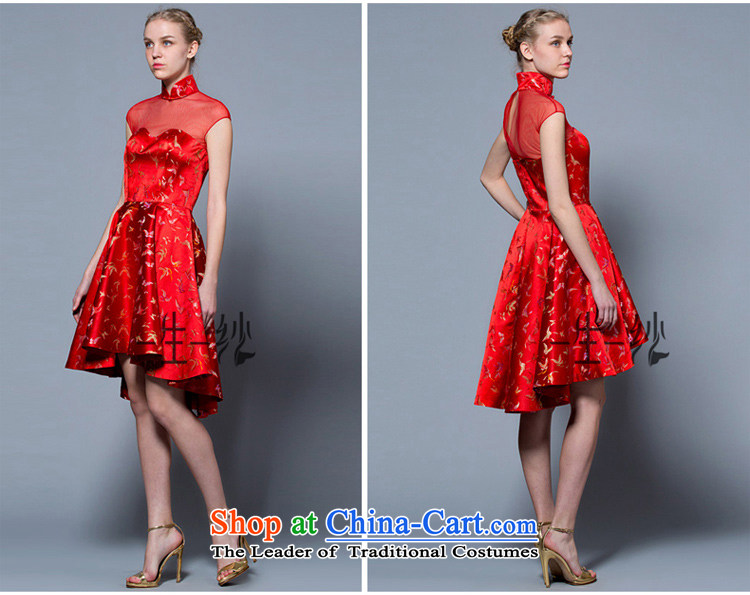 A lifetime of wedding dresses 2015 new package of CHINESE CHEONGSAM brides shoulder Sau San bows services 40221048 Red Red 165/90A 30 days pre-sale picture, prices, brand platters! The elections are supplied in the national character of distribution, so action, buy now enjoy more preferential! As soon as possible.