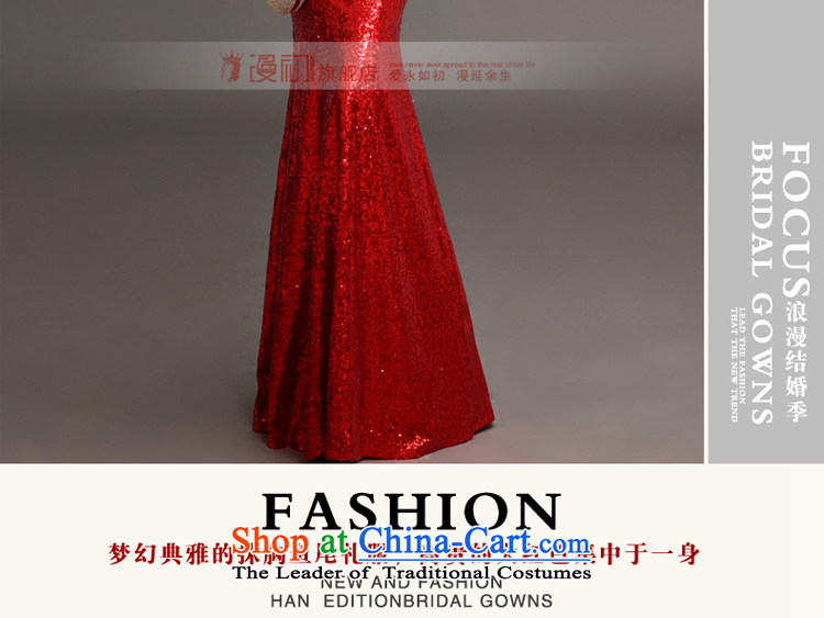At the beginning of Castores Magi evening dress new luxury on 2015 chip elegant sexy shoulders crowsfoot dress car models to the moderator will crystal clear Red M picture, prices, brand platters! The elections are supplied in the national character of distribution, so action, buy now enjoy more preferential! As soon as possible.