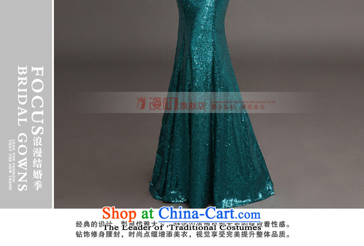 At the beginning of Castores Magi shoulder evening dresses 2015 new services on-chip bows luxury long crowsfoot dress moderator will align with Peacock Blue) S picture, prices, brand platters! The elections are supplied in the national character of distribution, so action, buy now enjoy more preferential! As soon as possible.
