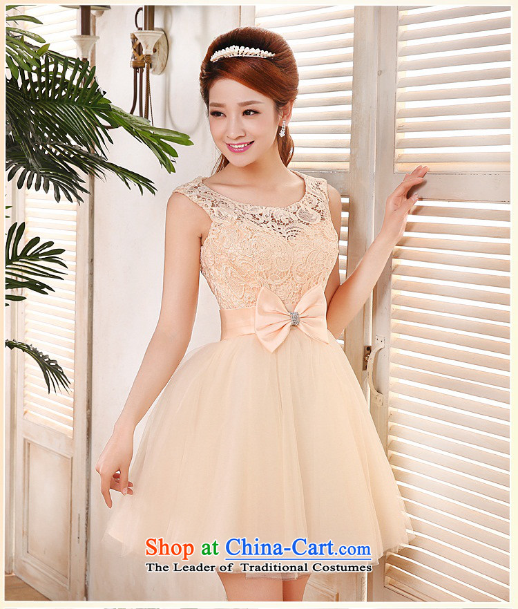 The Korean version of the new 2015 tslyzm of autumn and winter evening dresses bridesmaid dress package shoulder lace short skirt sister Princess) bridesmaid skirt large dinners video thin pink S picture, prices, brand platters! The elections are supplied in the national character of distribution, so action, buy now enjoy more preferential! As soon as possible.