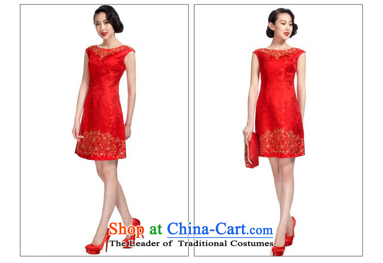 Wooden spring and summer of 2015 really new marriages silk cheongsam dress bows dress uniform 11587 04 red marriage Phoenix M picture, prices, brand platters! The elections are supplied in the national character of distribution, so action, buy now enjoy more preferential! As soon as possible.