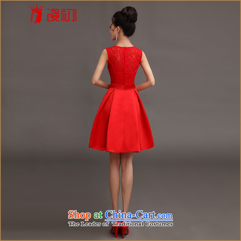 In the early 2015 new definition of the word shoulder lace evening dress short of small will dress red bridesmaid services red S early man , , , shopping on the Internet