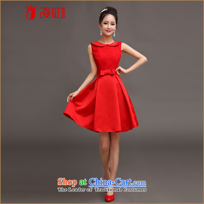 In the early 2015 new definition of the word shoulder lace evening dress short of small will dress red bridesmaid services red S early man , , , shopping on the Internet