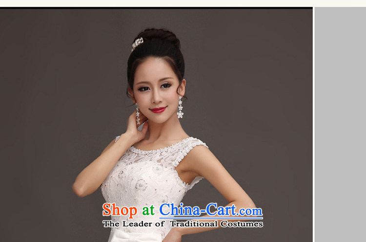 In the early 2015 new man bridesmaid dress shoulders lace white short, maiden honey sister skirt Korean small white dresses Sau San XL Photo, prices, brand platters! The elections are supplied in the national character of distribution, so action, buy now enjoy more preferential! As soon as possible.