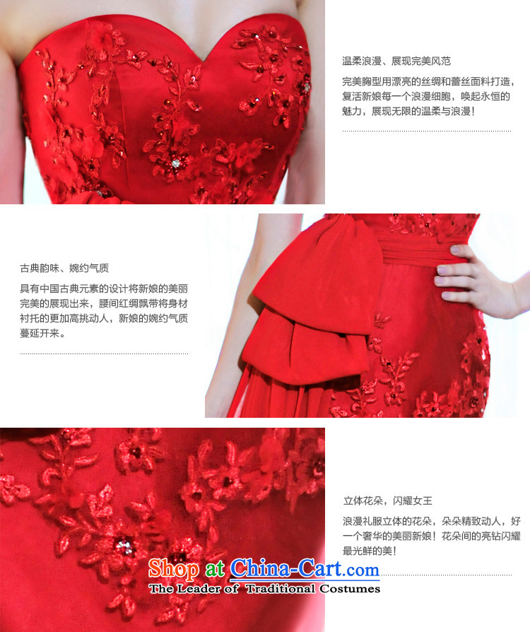 2015 new wedding dresses bride wedding wiping the chest small crowsfoot red bows long evening dresses L21466 RED 173-M picture, prices, brand platters! The elections are supplied in the national character of distribution, so action, buy now enjoy more preferential! As soon as possible.