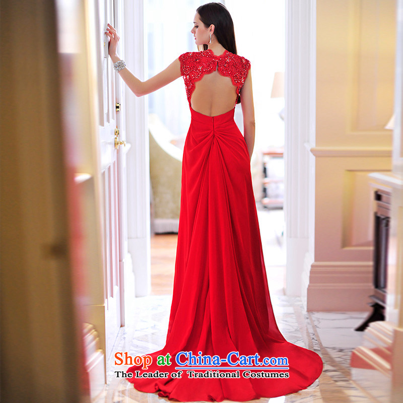 Full Chamber Fang 2015 new back red sum girl brides dress bows services evening dresses long L21479 Red Tail 173-XL, 30cm full Chamber Fong shopping on the Internet has been pressed.