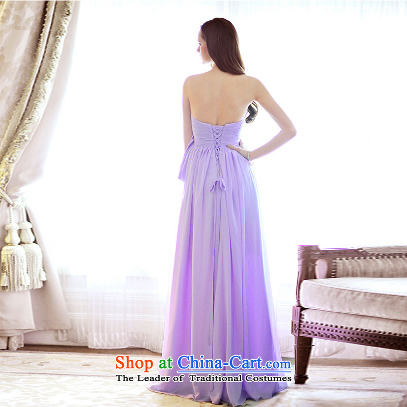 The spring chamber full Fong 2015 new evening dresses L21468 bows services and Long Chest wedding dress L21468 minimalist light purple 165-L, full Chamber Fong shopping on the Internet has been pressed.