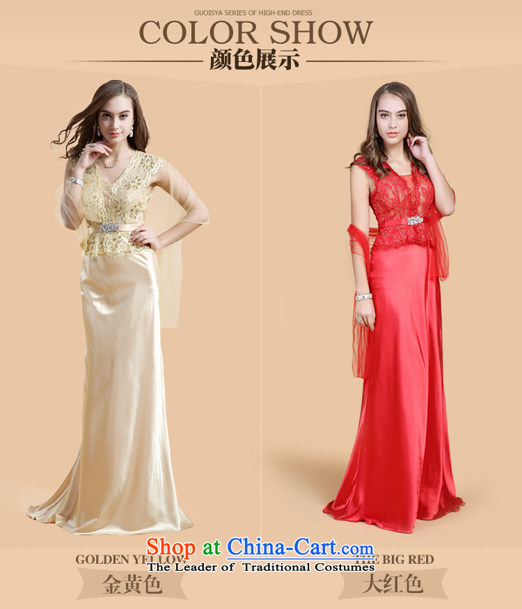 158 multimedia 2015, guoisya winter evening dress, V-Neck long gathering Sau San performance long skirt red L-pre-sale picture, prices, brand platters! The elections are supplied in the national character of distribution, so action, buy now enjoy more preferential! As soon as possible.