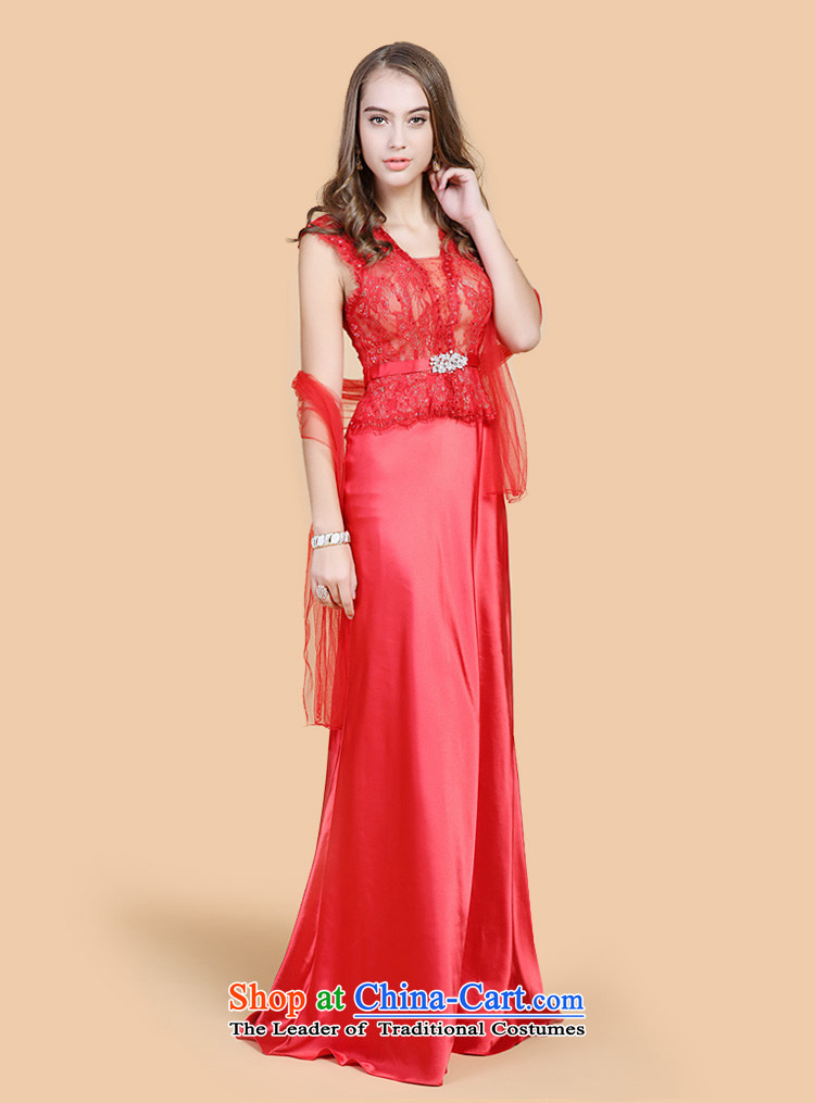 158 multimedia 2015, guoisya winter evening dress, V-Neck long gathering Sau San performance long skirt red L-pre-sale picture, prices, brand platters! The elections are supplied in the national character of distribution, so action, buy now enjoy more preferential! As soon as possible.