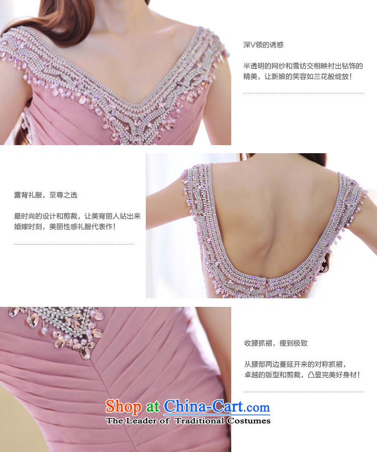 Full Chamber Fang 2015 new dresses nude bride bows services evening dresses shoulder strap V-Neck long tail color usual zongzi L21476 15 cm 165-S picture, prices, brand platters! The elections are supplied in the national character of distribution, so action, buy now enjoy more preferential! As soon as possible.