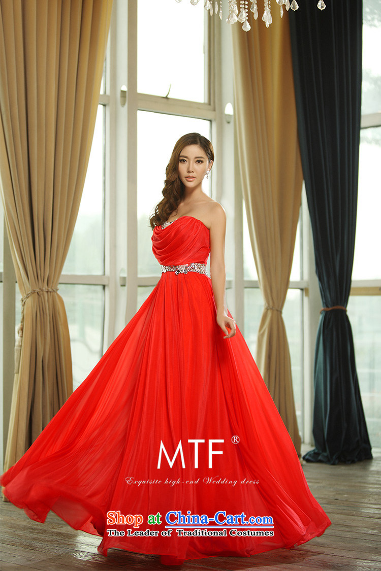 2015 New Red Dress brides wiping the chest bows serving evening dress bridesmaid skirt L0392 RED 165-S picture, prices, brand platters! The elections are supplied in the national character of distribution, so action, buy now enjoy more preferential! As soon as possible.