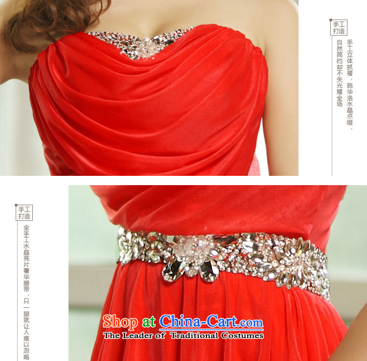 2015 New Red Dress brides wiping the chest bows serving evening dress bridesmaid skirt L0392 RED 165-S picture, prices, brand platters! The elections are supplied in the national character of distribution, so action, buy now enjoy more preferential! As soon as possible.