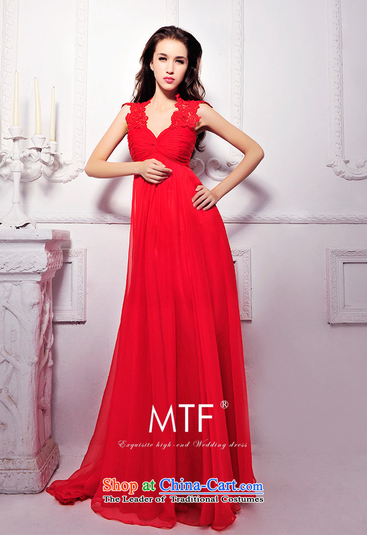2015 new wedding dresses Summer Package red shoulder V-Neck long Princess Bride Dinner Sau San bows services 1260 Red 165-S picture, prices, brand platters! The elections are supplied in the national character of distribution, so action, buy now enjoy more preferential! As soon as possible.