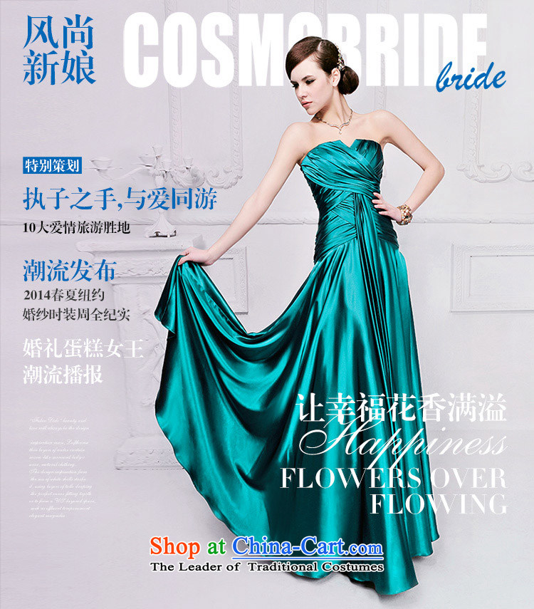 Full Chamber Fang 2015 spring wiping the new annual service Korea bows chest version bride long wedding dress F159 blue tailor the picture, prices, brand platters! The elections are supplied in the national character of distribution, so action, buy now enjoy more preferential! As soon as possible.