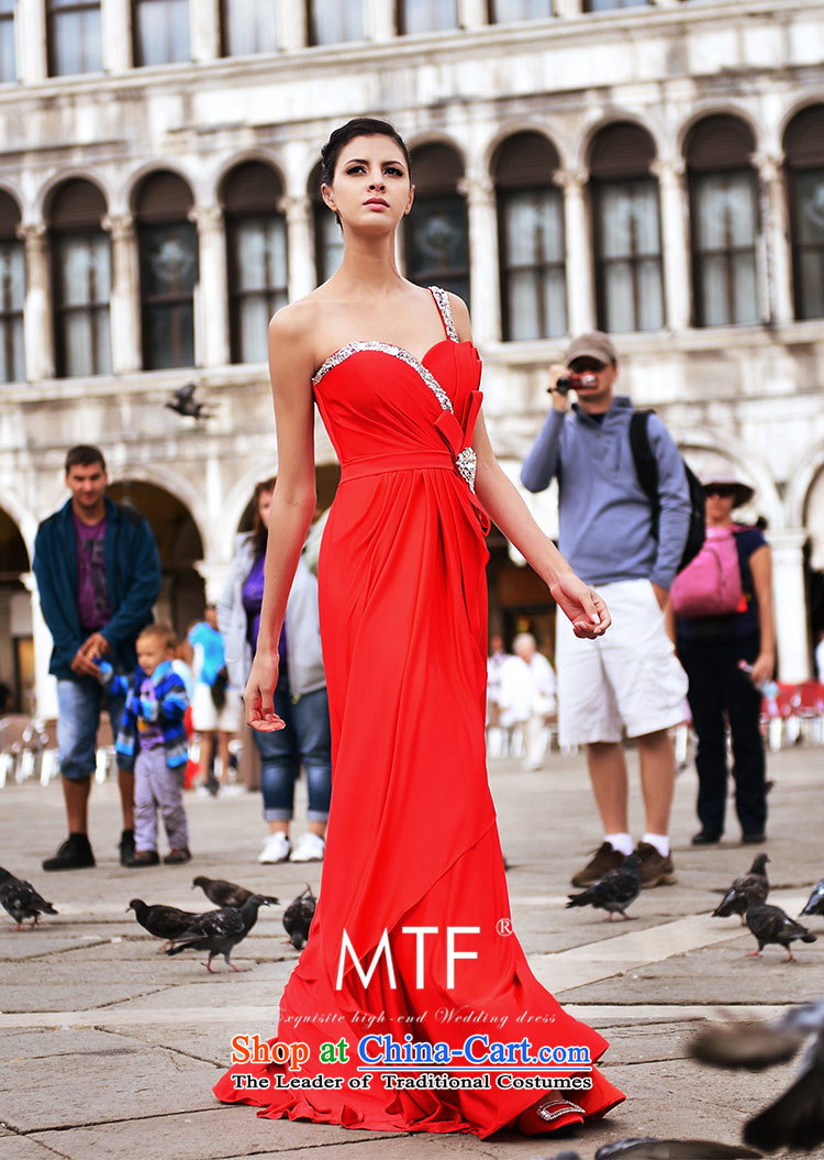 2015 new full Chamber Fong MTF Venice real-Shoot Single shoulder in sweet bride chest wiping the waist marriage wedding dresses L21451 red tailored picture, prices, brand platters! The elections are supplied in the national character of distribution, so action, buy now enjoy more preferential! As soon as possible.