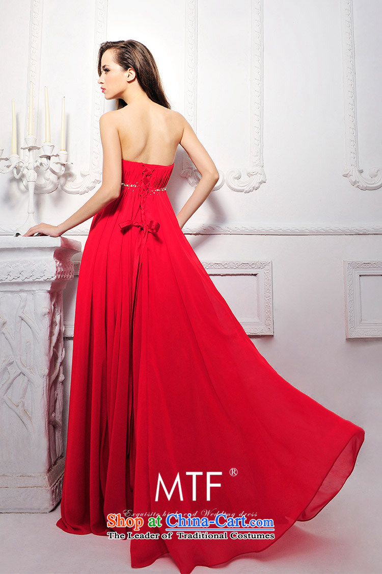 2015 new marriages dinner red anointed chest Korean long gown bows services wedding dress 1281 Red 173-S Princess Picture, prices, brand platters! The elections are supplied in the national character of distribution, so action, buy now enjoy more preferential! As soon as possible.