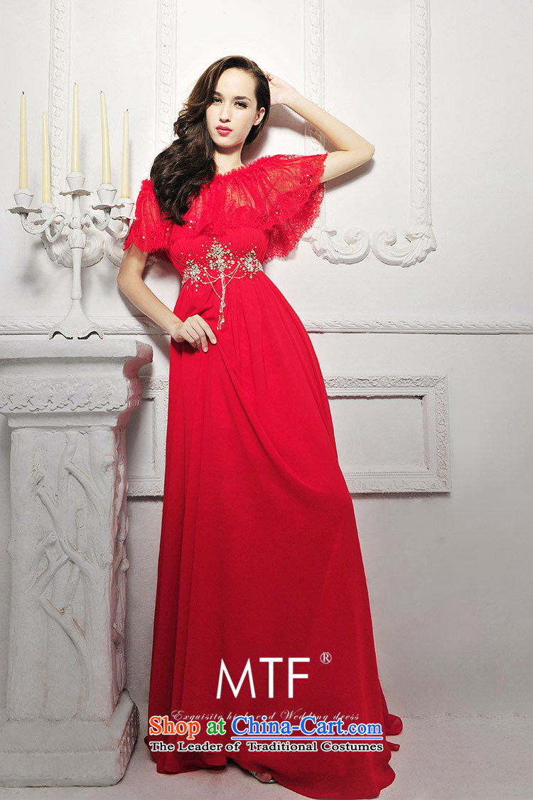 2015 new marriages dinner red anointed chest Korean long gown bows services wedding dress 1281 Red 173-S Princess Picture, prices, brand platters! The elections are supplied in the national character of distribution, so action, buy now enjoy more preferential! As soon as possible.