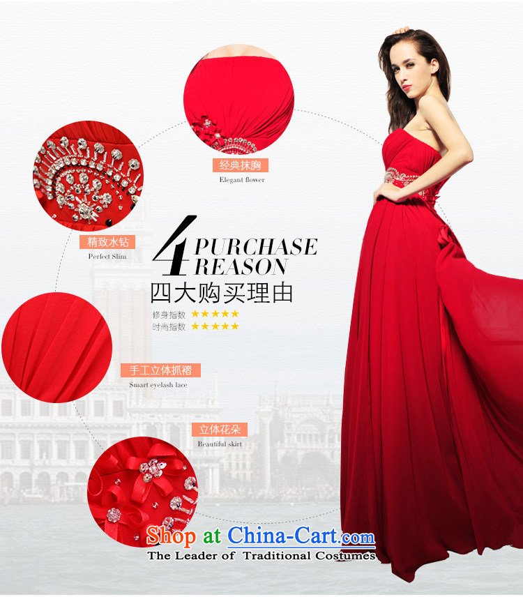 2015 new full version only Korea Chamber Fong chest marriage wedding video thin red long gown L1291 bows banquet red 173-M picture, prices, brand platters! The elections are supplied in the national character of distribution, so action, buy now enjoy more preferential! As soon as possible.