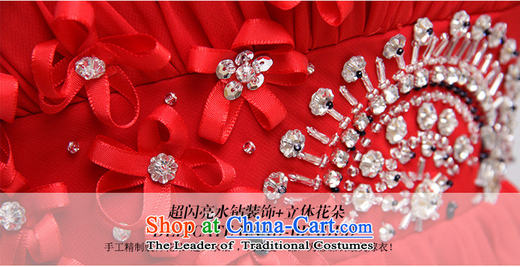 2015 new full version only Korea Chamber Fong chest marriage wedding video thin red long gown L1291 bows banquet red 173-M picture, prices, brand platters! The elections are supplied in the national character of distribution, so action, buy now enjoy more preferential! As soon as possible.