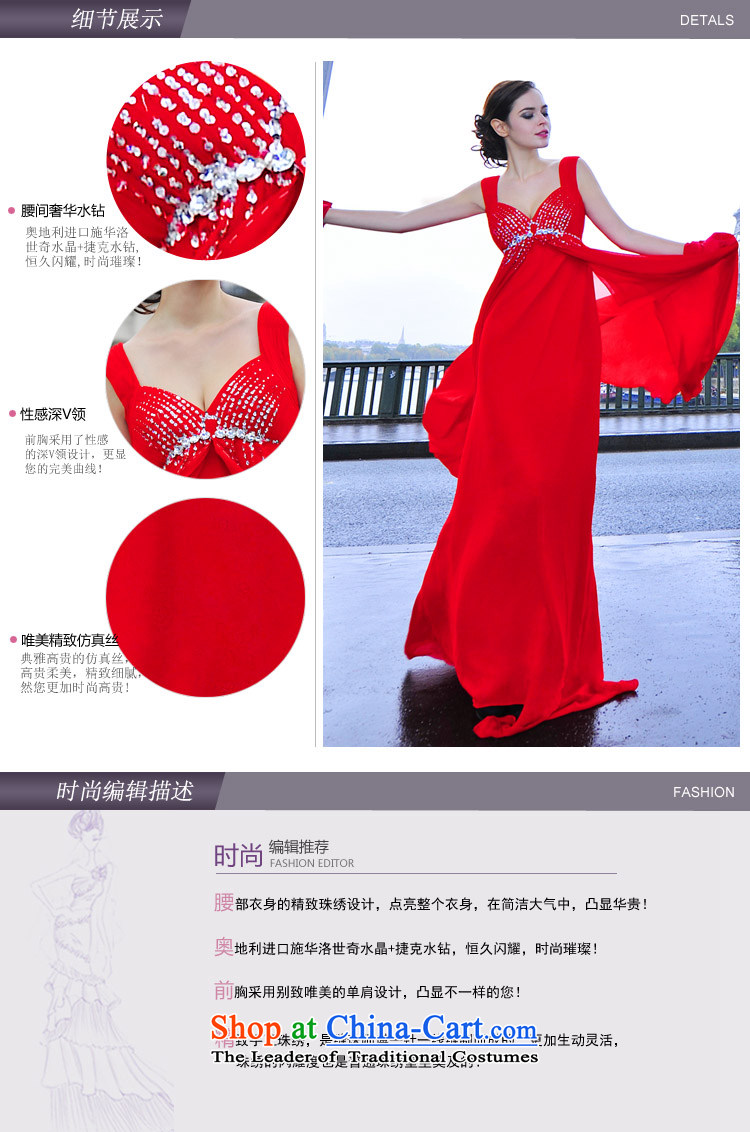 2015 new sexy deep V-Neck red sexy wedding dresses bows services evening dresses banquet dress L3005 Red Tail 173-M 30cm photo, prices, brand platters! The elections are supplied in the national character of distribution, so action, buy now enjoy more preferential! As soon as possible.