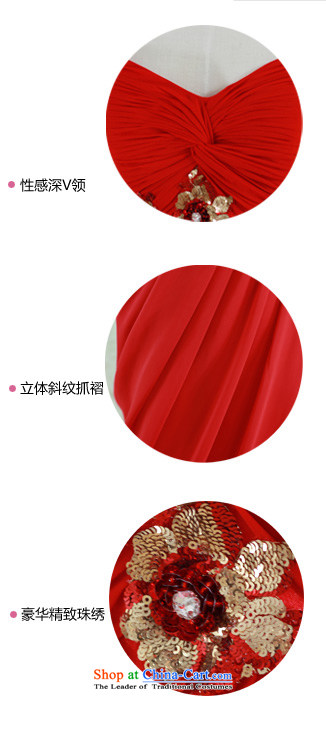 The Korean version of the new 2015 wedding dress shoulder straps wedding red Sau San toasting champagne evening dress uniform L951 RED 173-XL picture, prices, brand platters! The elections are supplied in the national character of distribution, so action, buy now enjoy more preferential! As soon as possible.