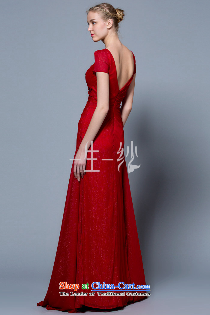A lifetime of wedding dresses 2015 new package shoulder V-Neck long bride toasting champagne Sau San services 30240892 Red deep red 155/82A 30 days pre-sale picture, prices, brand platters! The elections are supplied in the national character of distribution, so action, buy now enjoy more preferential! As soon as possible.