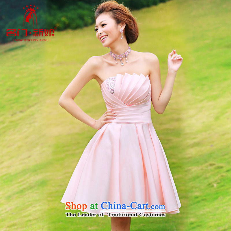 A shortage of marriages small dress bows services new bridesmaid dress will292redL