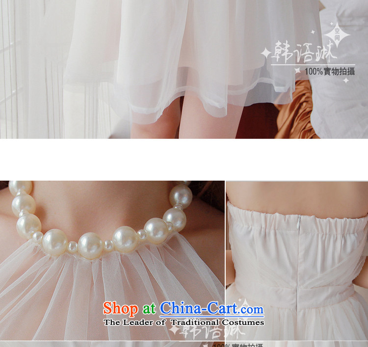 Yan Bo fiber 2015 Summer new back bon bon gauze pearl hanging also dresses F6462 female white are code pictures, prices, brand platters! The elections are supplied in the national character of distribution, so action, buy now enjoy more preferential! As soon as possible.