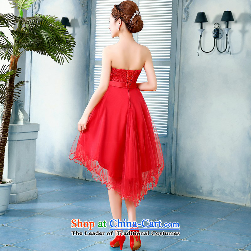 Mrs Alexa Lam roundup bridesmaid small short skirts 2014 new marriages red bows before serving short long after 15261, small Dress Short RED M waist 2.1), Mrs Alexa Lam Roundup , , , shopping on the Internet