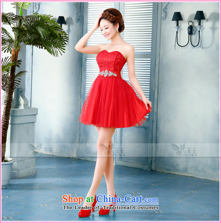 Mrs Alexa Lam roundup new 2014 wedding dresses short) bows dress marriages with bore lace Red Dress 15861 small festive red L waist 2.4), the price and the brand image of Platters! The elections are supplied in the national character of distribution, so action, buy now enjoy more preferential! As soon as possible.