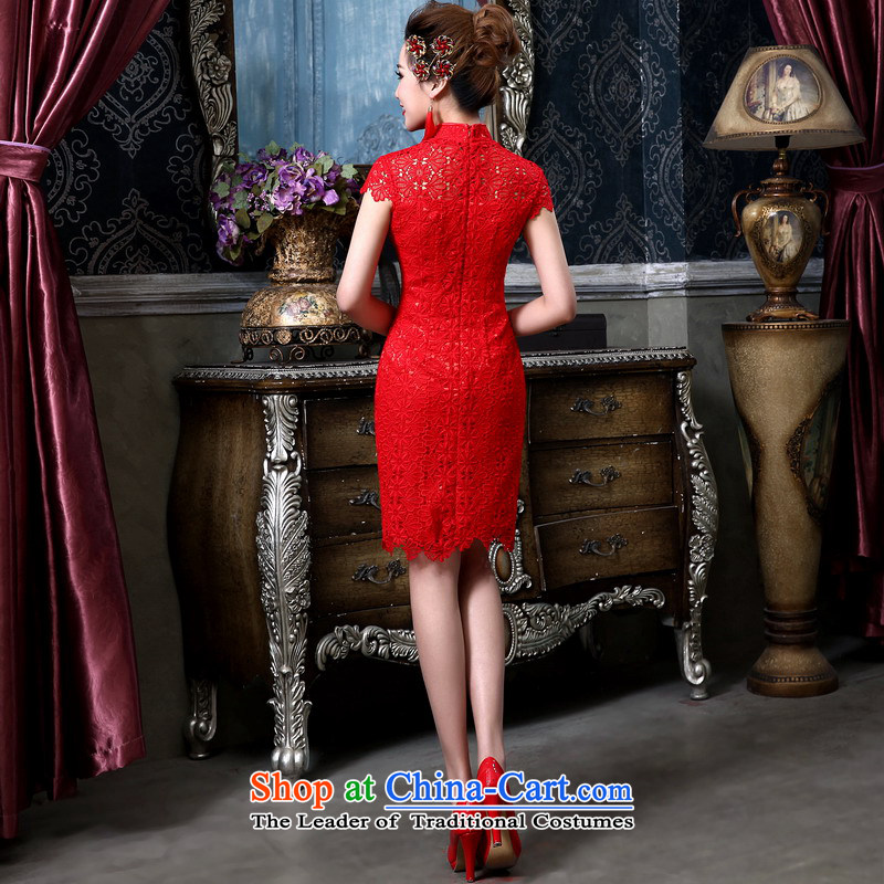 Mrs Alexa Lam Roundup 2014 new wedding dresses red short of water-soluble lace short-sleeved qipao Chinese Sau San performance bows services 183 red PUERTORRICANS waist 2.0) within 10 days of pre-sale, Mrs Alexa Lam Roundup , , , shopping on the Internet