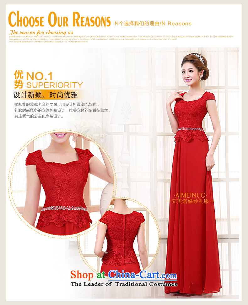 The HIV NEW 2015 wedding dress bride bows services long marriage lace Sau San video evening dress elegant princess thin skirt L0038 RED M picture, prices, brand platters! The elections are supplied in the national character of distribution, so action, buy now enjoy more preferential! As soon as possible.