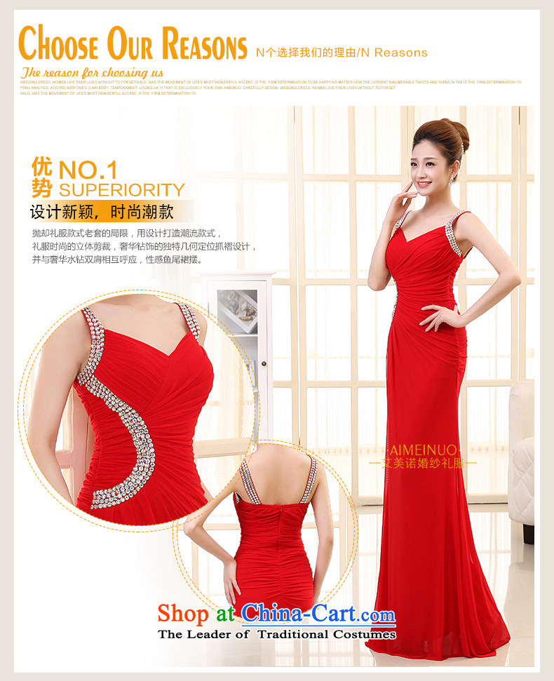 The HIV NEW 2015 wedding dresses long marriages bows dress stylish Shoulder Drill Sau San evening dress will L0034 light champagne color XL Photo, prices, brand platters! The elections are supplied in the national character of distribution, so action, buy now enjoy more preferential! As soon as possible.