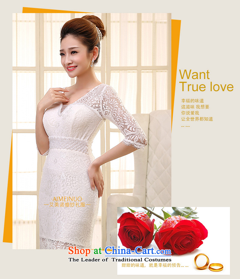The HIV NEW 2015 wedding dress bride bows long gown marriage 7 cuff lace crowsfoot deep V dress L0033 Sau San Red XL Photo, prices, brand platters! The elections are supplied in the national character of distribution, so action, buy now enjoy more preferential! As soon as possible.