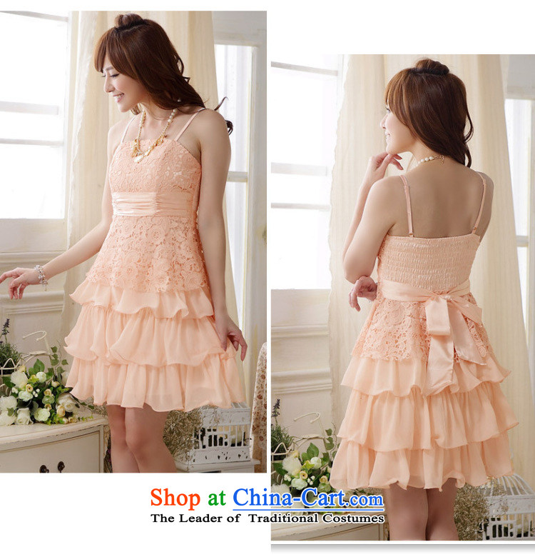 Of the glued to the sweet cake princess straps small dress skirt 2015 Korean New short) chiffon lace stitching strap sister dresses 5264 White XXXL code picture, prices, brand platters! The elections are supplied in the national character of distribution, so action, buy now enjoy more preferential! As soon as possible.